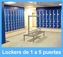lockers 1 a 5 puertas